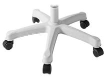 STRONG LEGS As the high strength of the plastic 5-leg-chair disperses weight, users can sit on the chair with comfort for a long time.